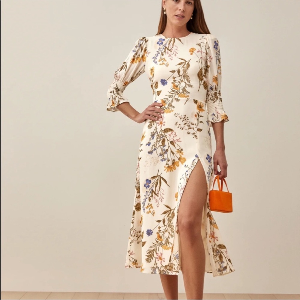 NWT Reformation Carolena frolic dress size 0